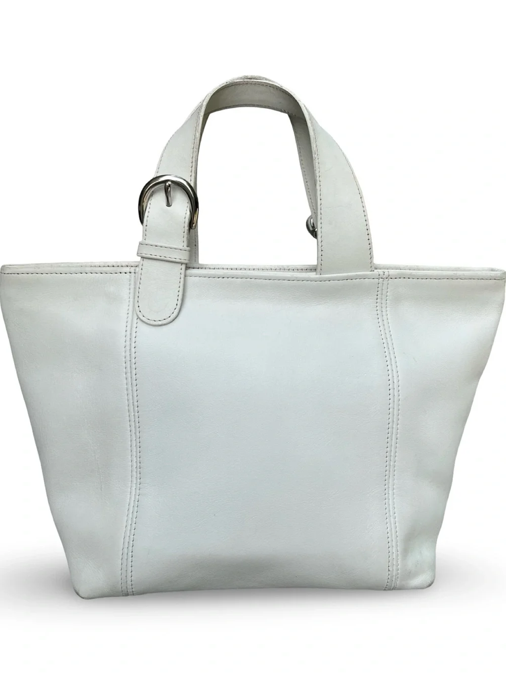 1996 Coach SoHo Waverly Bag in White and Silver - Picture 6 of 15